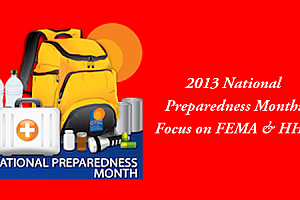 Sept. 26: National Preparedness Month: Focus on FEMA & HHS