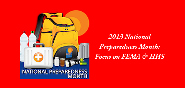 Sept. 26: National Preparedness Month: Focus on FEMA & HHS
